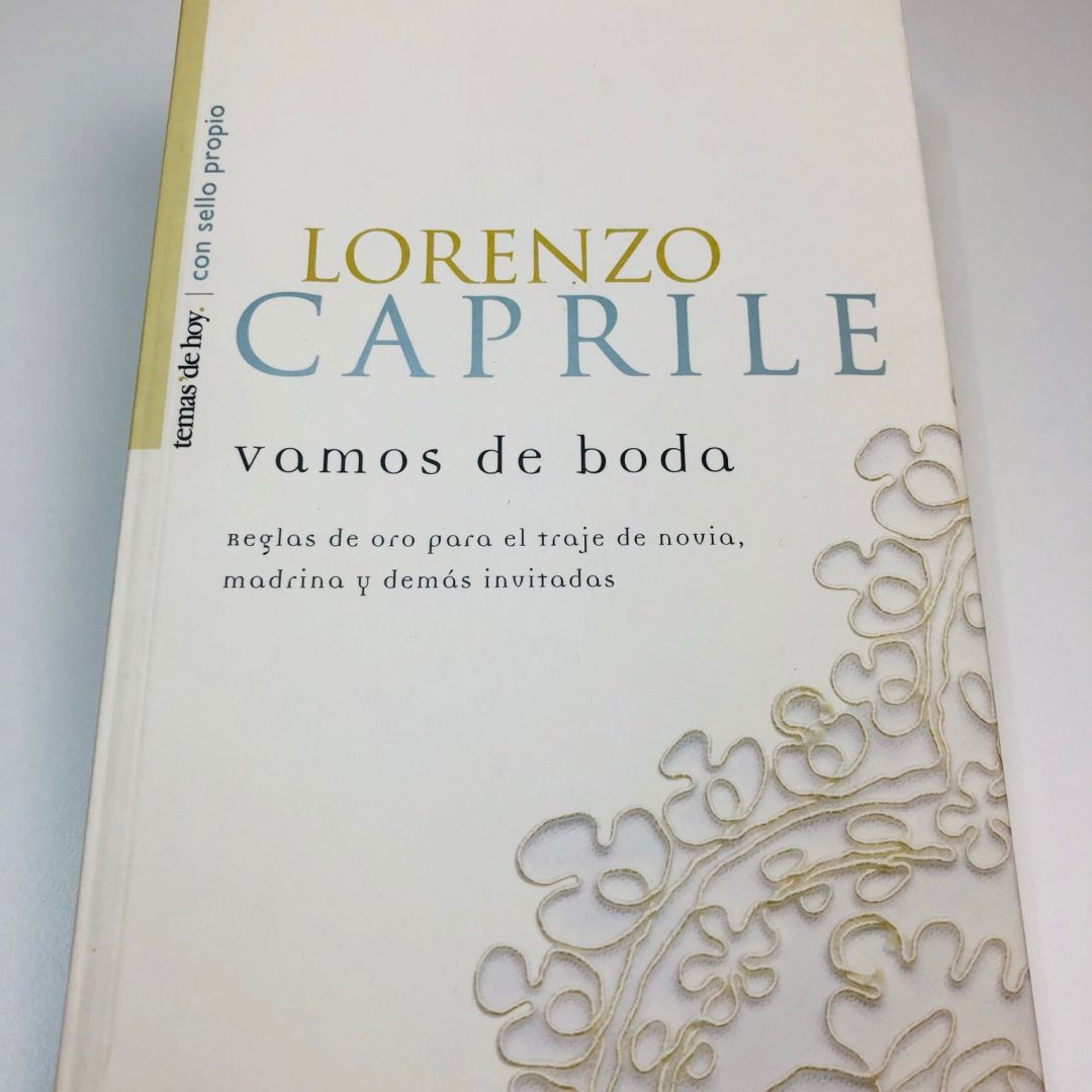 Libro de Lorenzo Caprile vamos de boda